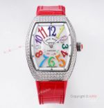 High Quality Replica Franck Muller Vanguard Color Dreams Women Watch With Diamonds 
